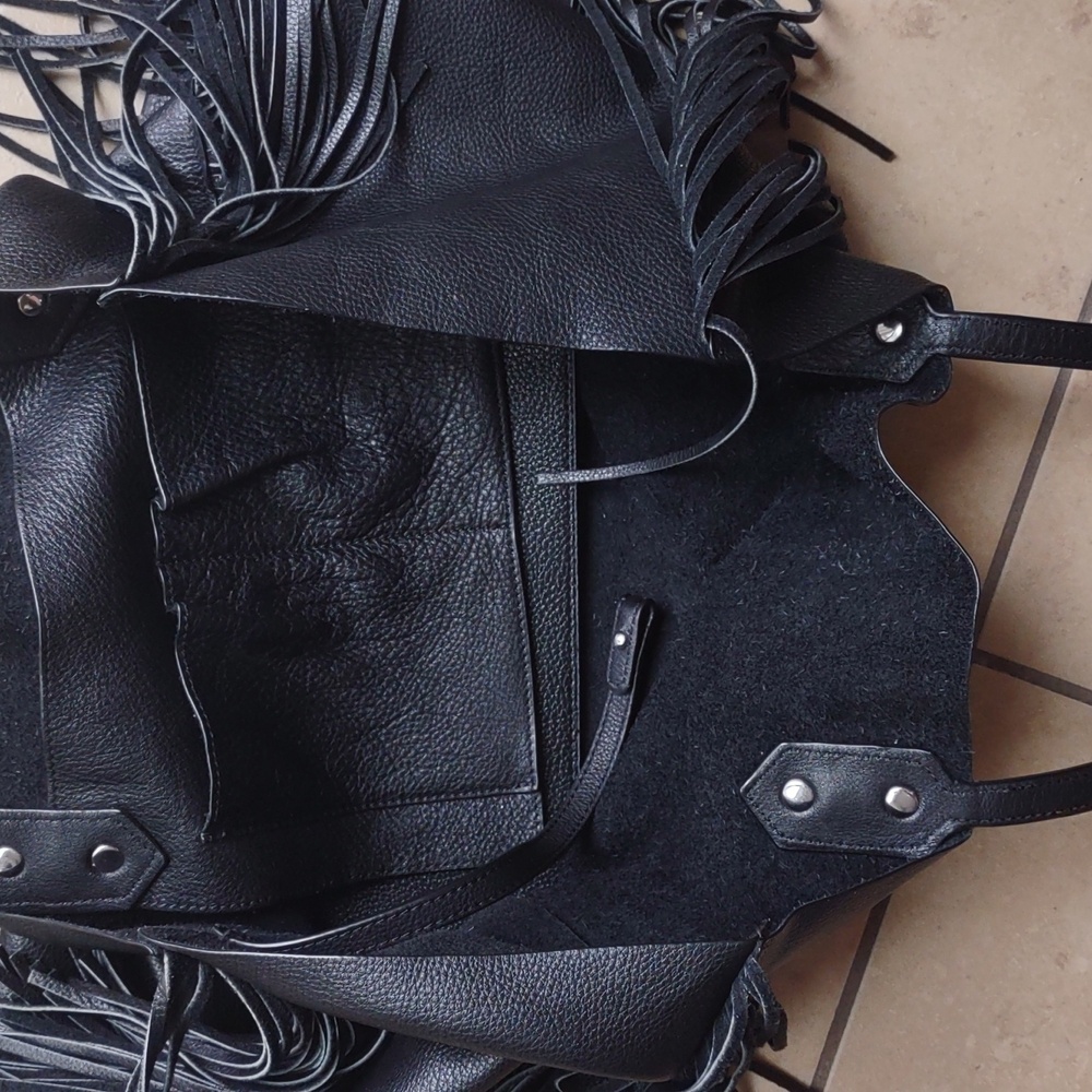 Sam Edelman Payton Fringe tote handbag - Picture 5 of 6